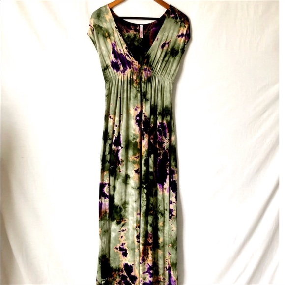 Willa Dresses & Skirts - Tie Dyed Maxi Dress by Willa